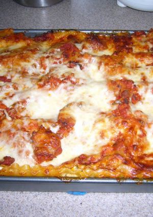 A picture of Lasagna.