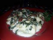 Una foto de ñoquis con bechamel