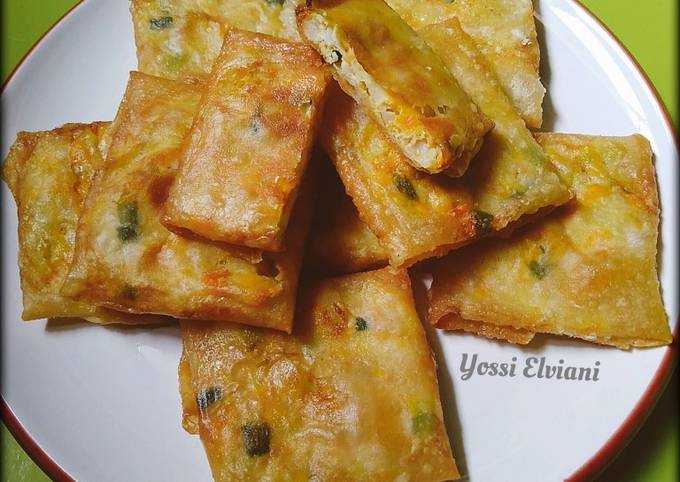 Martabak Telur Kentang Kulit Lumpia