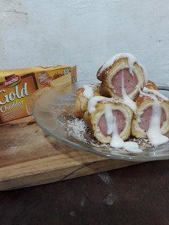Foto resep Roti goreng isi sosis