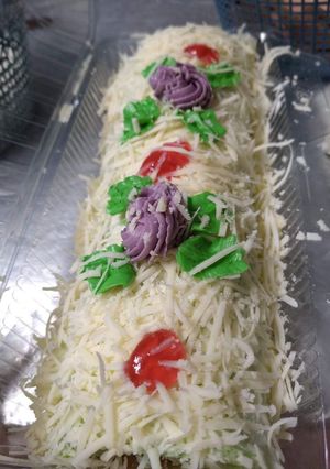 Foto resep Bolu gulung pandan kukus 😍