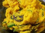 A picture of kabocha salad