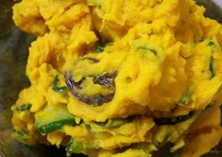 Recipe of Award-winning Super Tasty Kabocha Salad with Heavy Cream