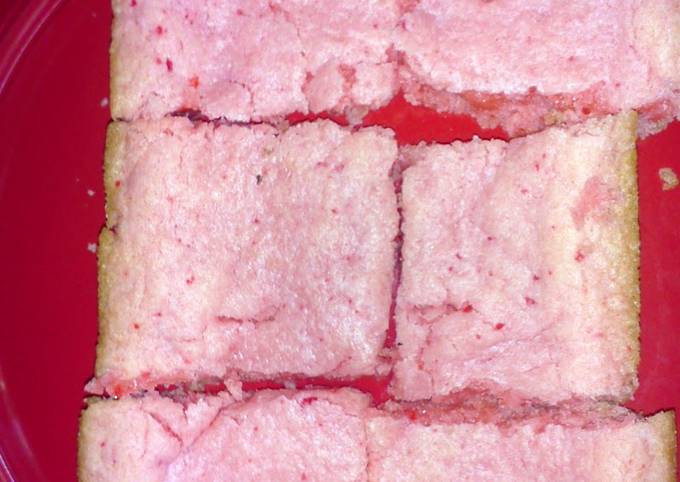 Recipe of Super Quick Strawberry brownies