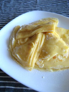 A picture of Simple Sticky Rice Flour Crepe.