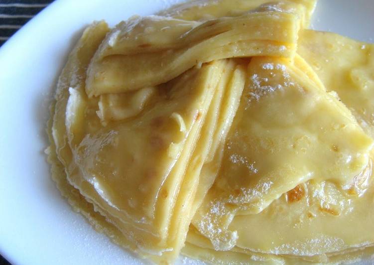 How to Make Homemade Simple Sticky Rice Flour Crepe