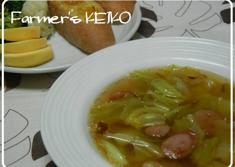 How to Prepare Favorite Cabbage Consommé Soup
