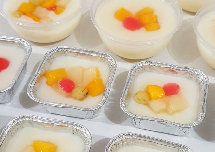 Pudding Susu Cocktail