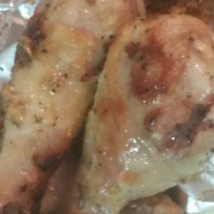A picture of Dijon and Thyme Roasted Chicken Drumstick.