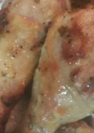 A picture of Dijon and Thyme Roasted Chicken Drumstick.