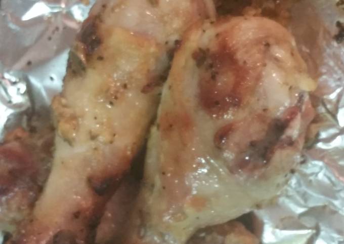 Recipe of Super Quick Homemade Dijon and Thyme Roasted Chicken Drumstick
