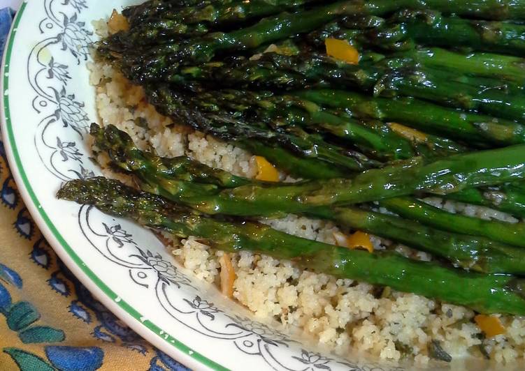 Recipe of Speedy Asparagus with Preserved Lemons