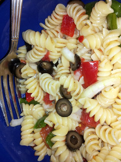 A picture of Pasta salad.