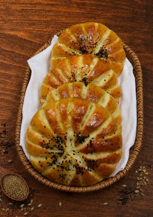 صورة لوصفة خبز وردة