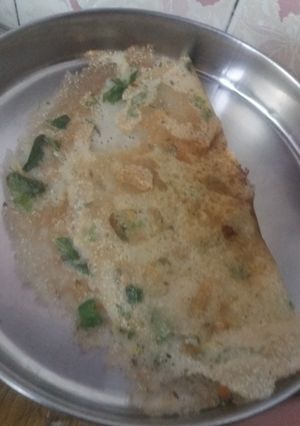 A picture of Crispy rava dosai.