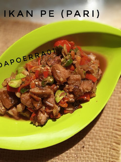 Foto resep Oseng Ikan Pe Asap (pari)