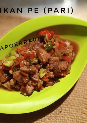 Foto resep Oseng Ikan Pe Asap (pari)