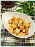 Satsumaage Fish Cakes and King Oyster Mushroom Cubes