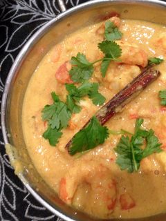 A picture of King Prawn Korma.