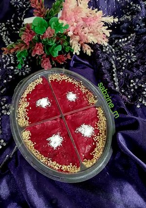 عکسی از دستور حلوای لبو