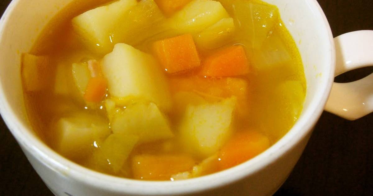 Easy Vegetable Soup Made with Stock Cubes Recipe by cookpad.japan - Cookpad