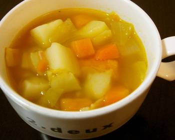 New Recipe Easy Vegetable Soup Made with Stock Cubes Delicious