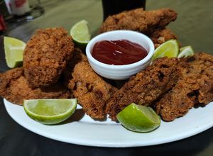 Una foto de Pollo frito
