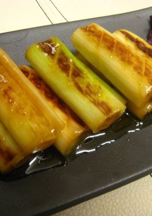 A picture of Refreshing Marinated Japanese Leeks.