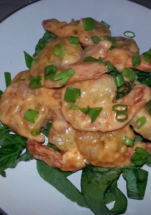 A picture of Bang bang boom!!! Shrimp.
