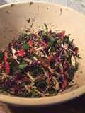 Raw Winter Vegetable Salad With Asian Dressing