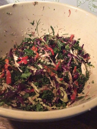 Easy Steps Prepare Recipes Raw Winter Vegetable Salad With Asian Dressing the So Delicious Really Delicious.