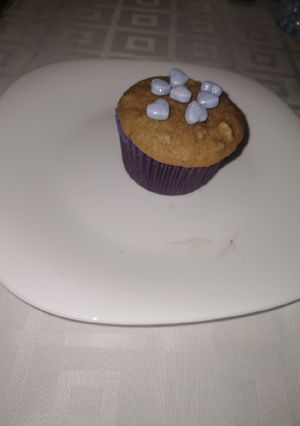 Una foto de Muffins de plátano y nuez
