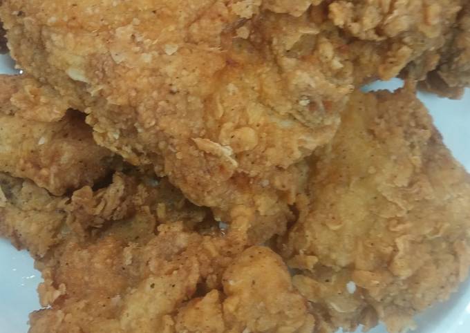 Step-by-Step Guide to Prepare Homemade Dairy free fried chicken
