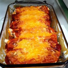 A picture of Enchilada Burritos.