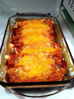 A picture of Enchilada Burritos.