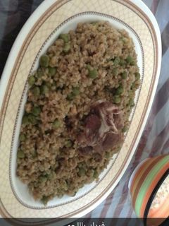 صورة لوصفة فريك باللحم