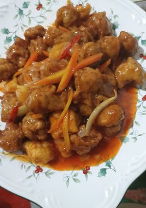 Foto resep Bola-Bola Ayam Asam Manis
