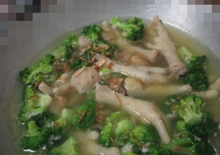 Sup ceker brokoli