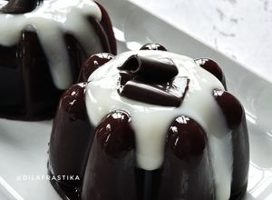 Foto resep Pudding Cokelat Vla Susu