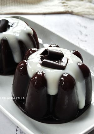 Foto resep Pudding Cokelat Vla Susu