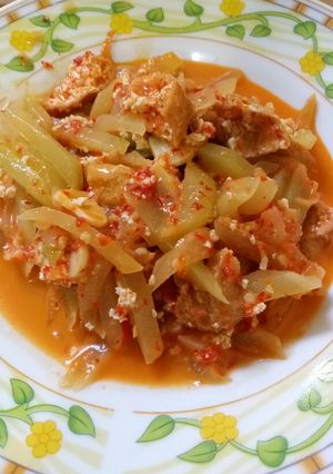 Foto resep Sambel goreng labu siam