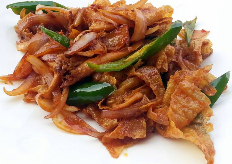 Easiest Way to Make Perfect Spicy Mushroom And Beancurd Skin