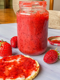 Una foto de Mermelada de fresa casera