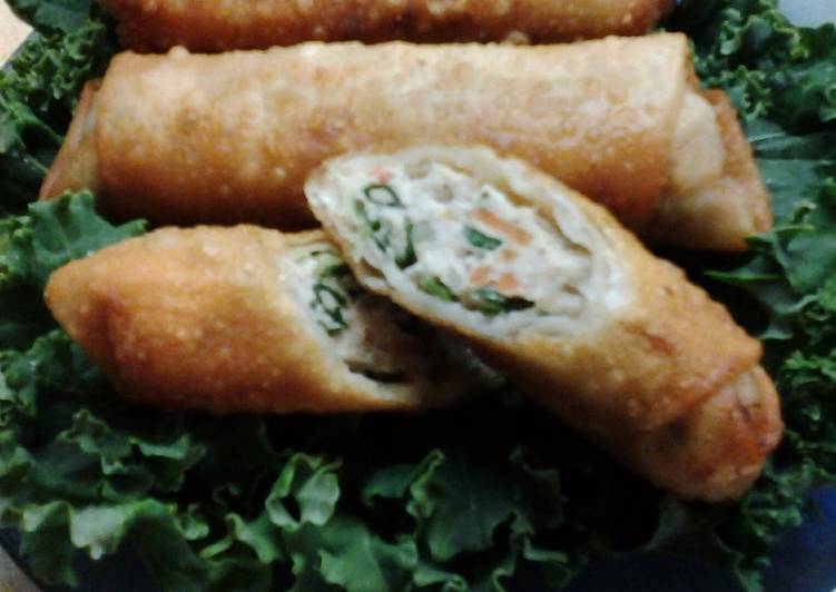 Simple Way to Make Perfect Chicken and Kale Eggrolls