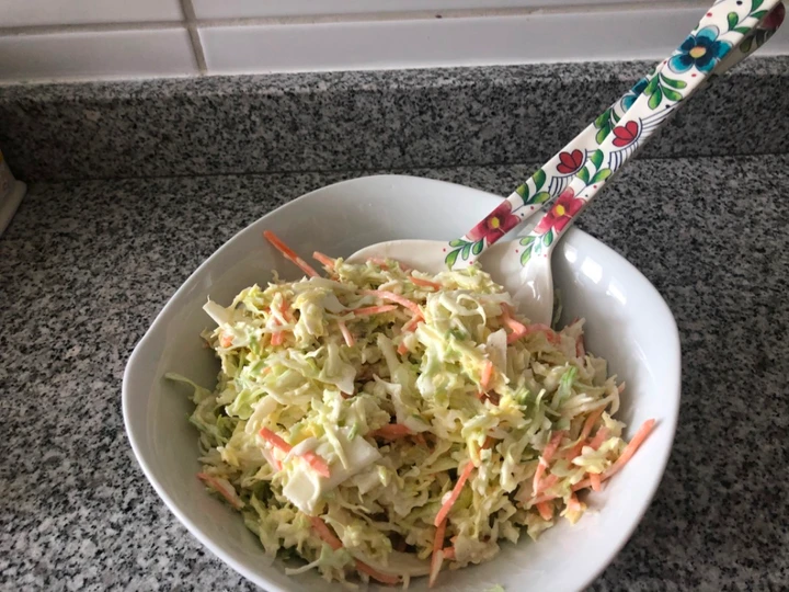Pasos sencillos para Hacer Ensalada de repollo coleslaw  que Delicioso