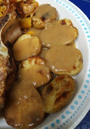 A picture of Oven Roasted Potatoes.