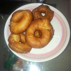 A picture of Easy homemade doughnuts.
