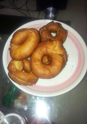 A picture of Easy homemade doughnuts.
