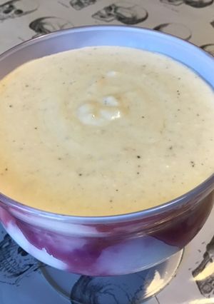 Une photo de Sauce feta et citron à l huile de noix (pour salades composées ou poissons)