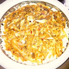 A picture of Cabbage sauce.
